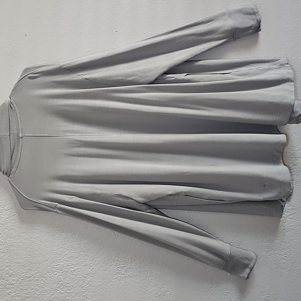 Athleta Pranayama Restore Wrap/Cardigan Light Gray - Womens Size Large - Picture 7 of 7